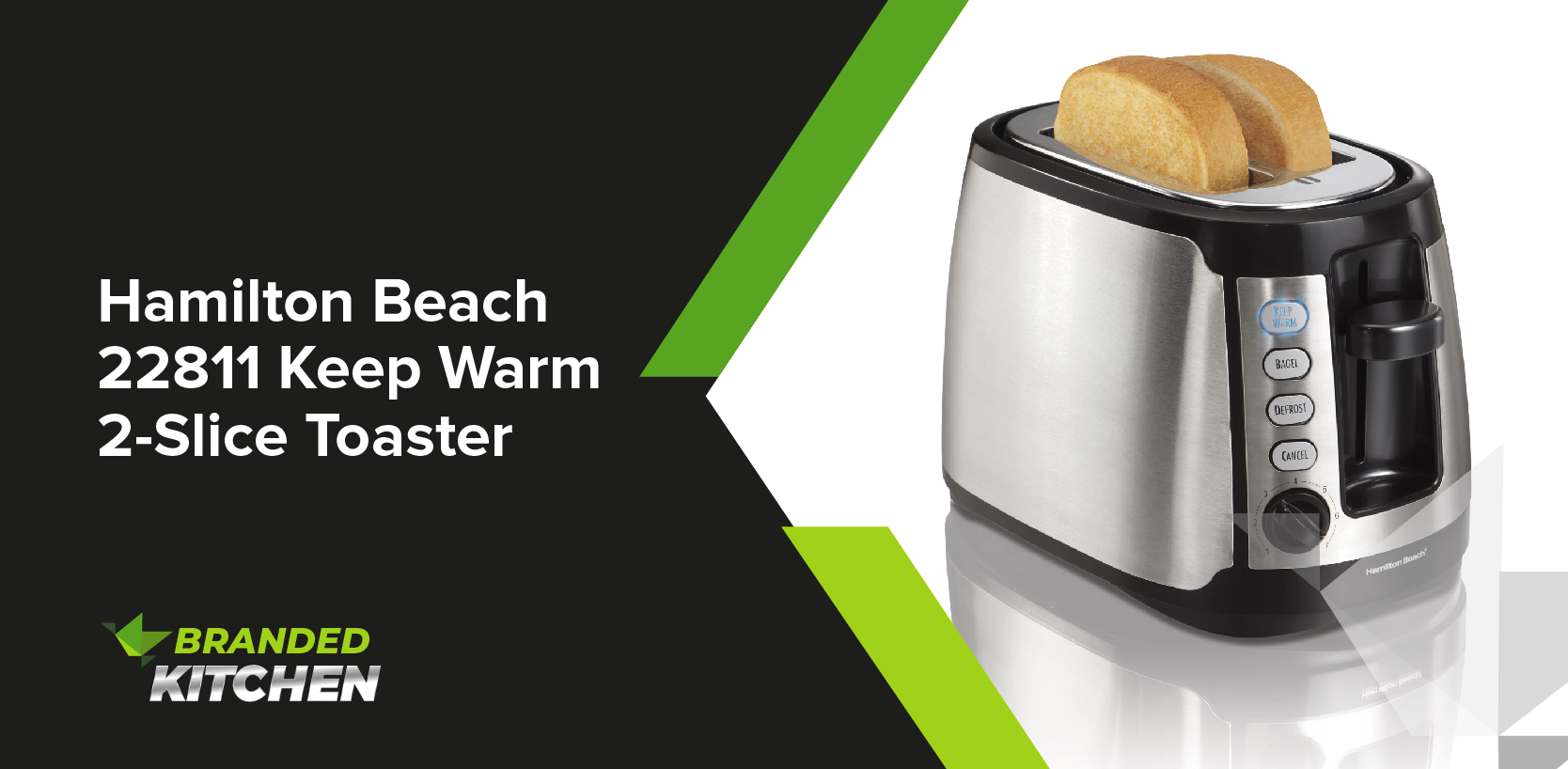 Hamilton Beach 22811 Keep Warm 2-Slice Toaster