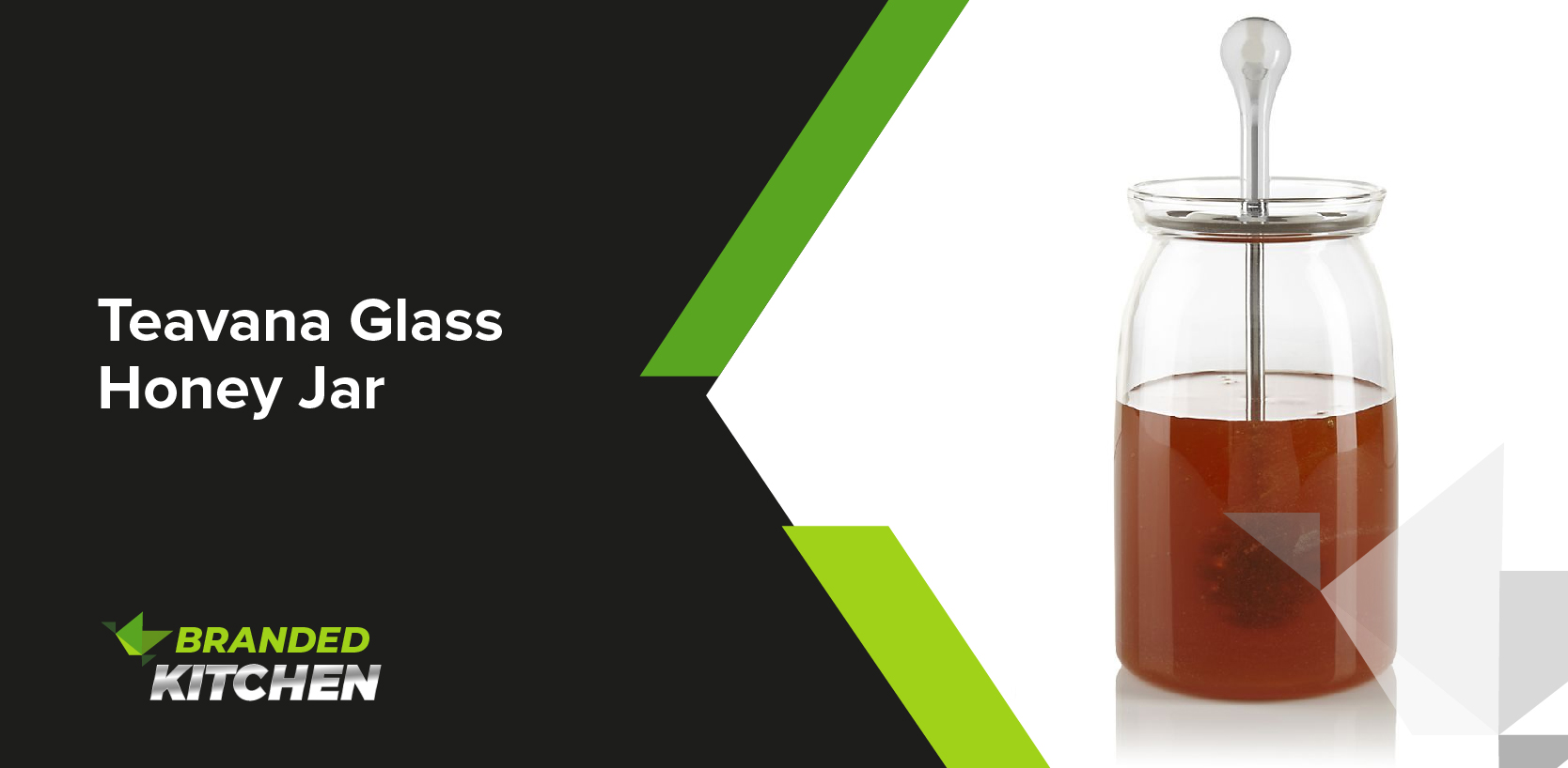 Teavana Glass Honey Jar