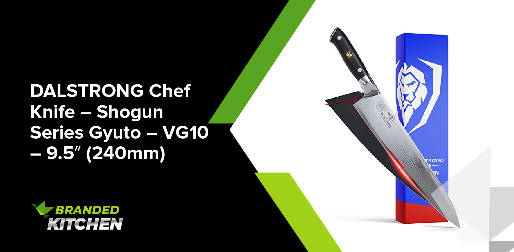 DALSTRONG Chef Knife – Shogun Series Gyuto – VG10 – 9.5″ (240mm)