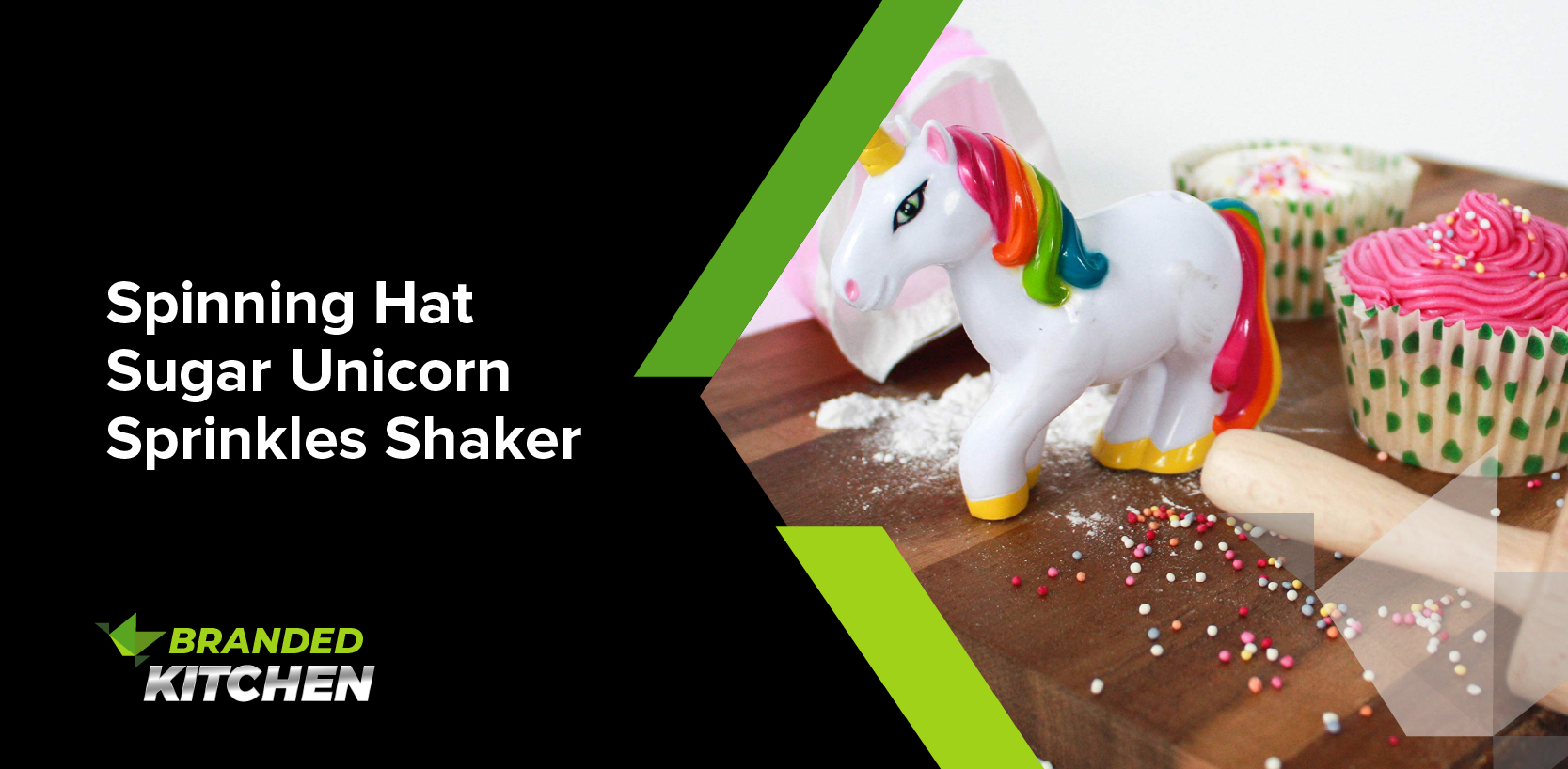 Spinning Hat Sugar Unicorn Sprinkles Shaker